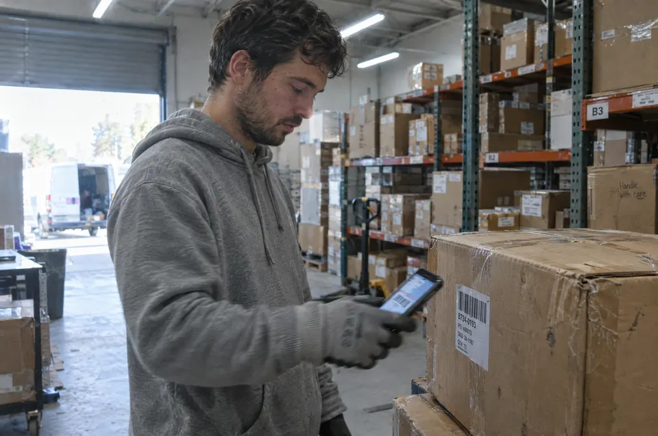 Regional distribution company, Van Nuys — A scanning app that ends mis-picks